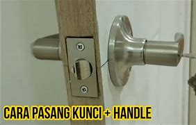 Cara Pasang Handle Pintu Kayu